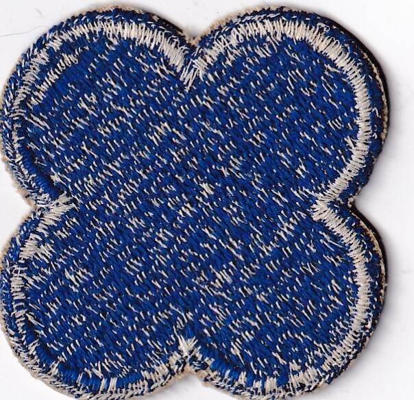 88th Infantry Division patch "Clover Leaf" "Blue Devils" US Army real WWII make