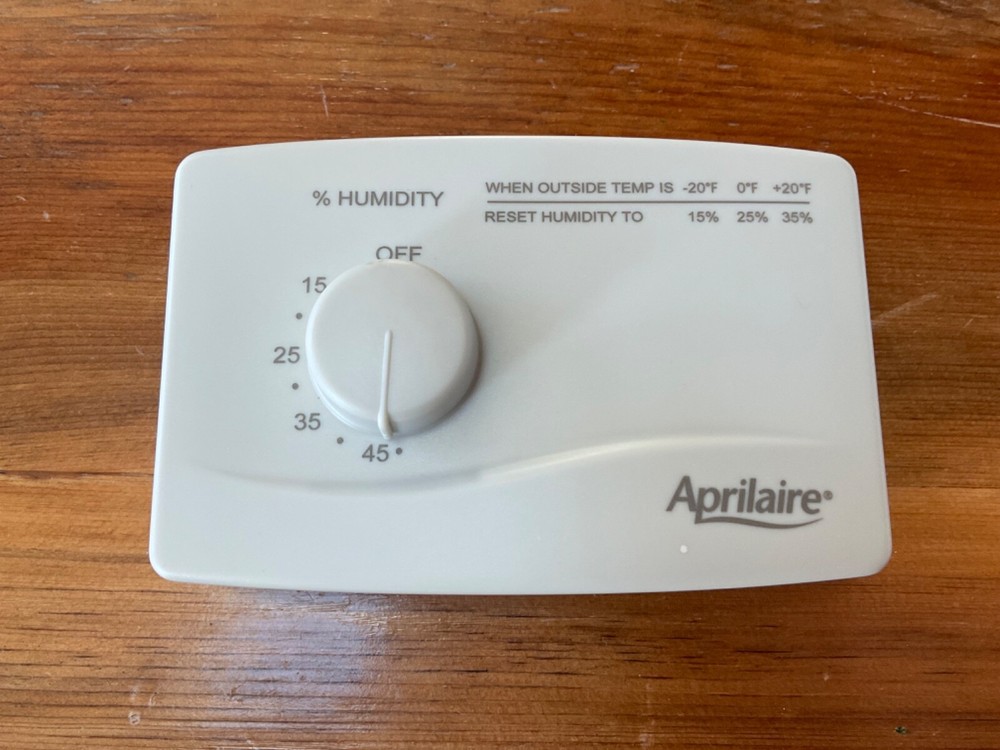 Manual Humidistat Control 4655 Aprilaire