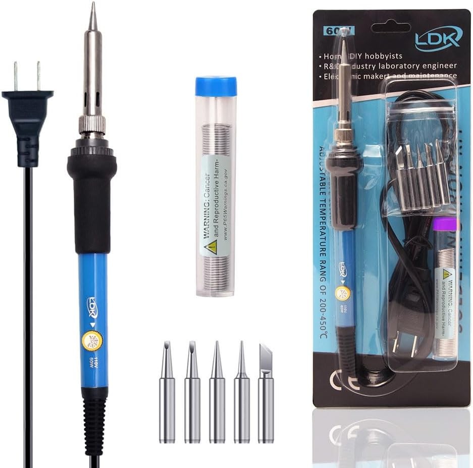 60W Adjustable Temperature Soldering Iron