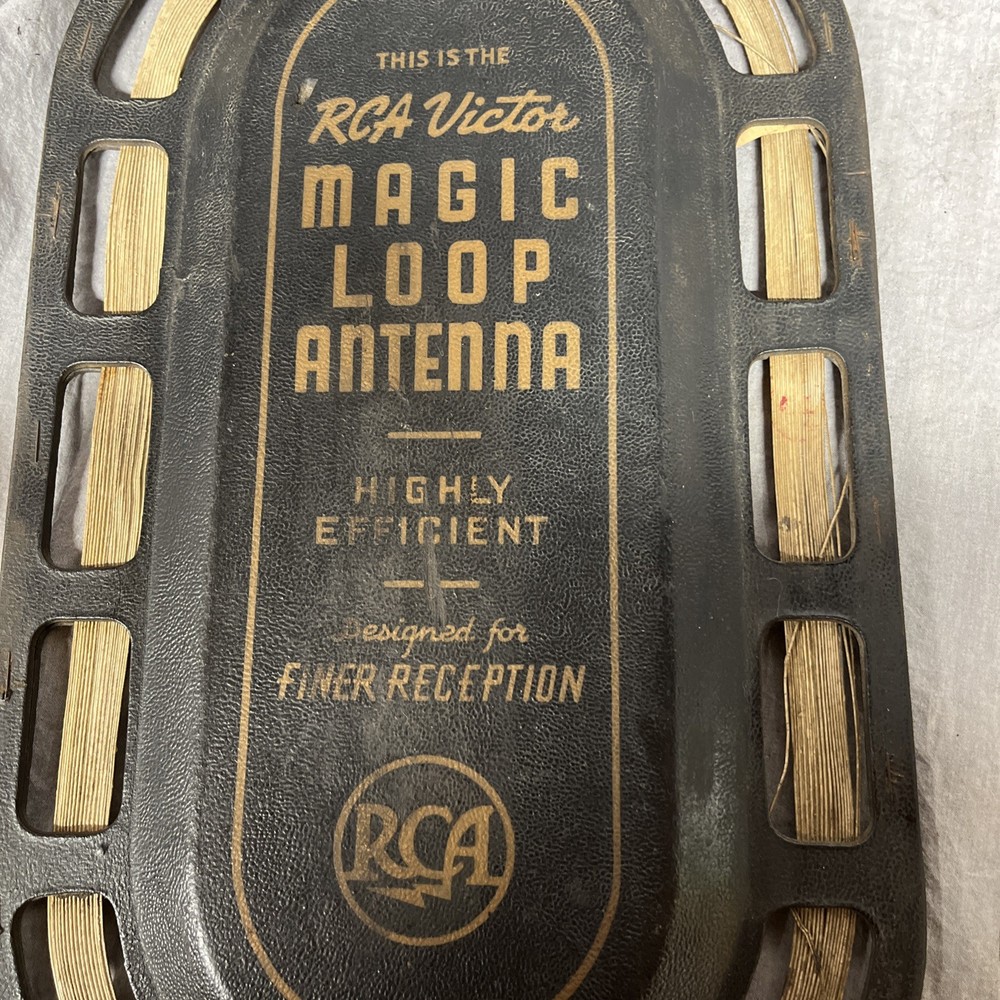 RCA Victor magic Magic Loop antenna untested parts or display