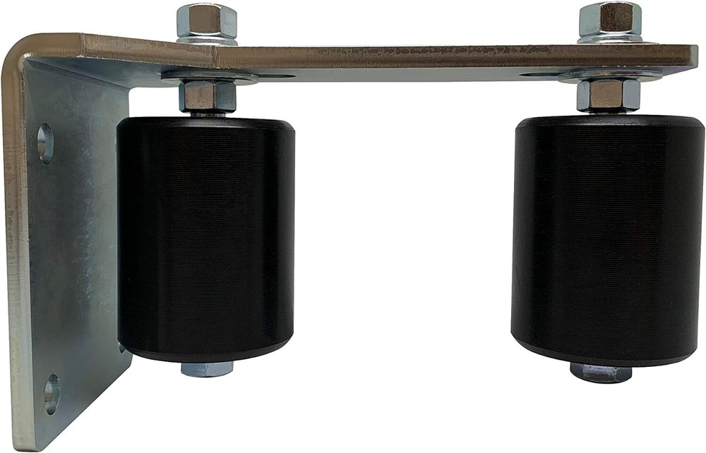 Heavy Duty Gate Guide Rollers Rear Post Mount Bracket for Sliding Rolling Gates