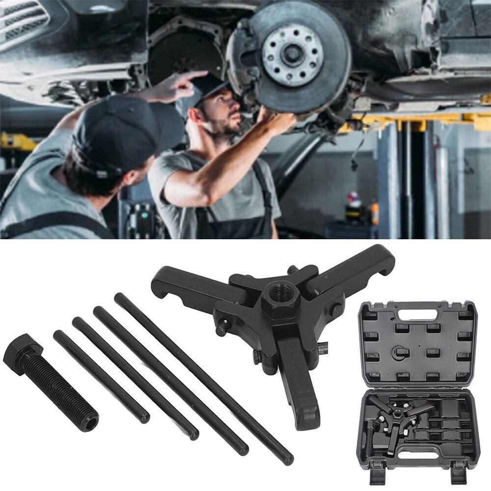 9 PCS Harmonic Balancer Puller Remove Extractor Kit Set Tool Adjustable Upgraded