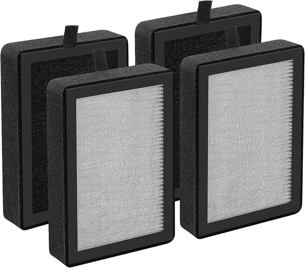 4 X  LV-H128 Replacement Filter Levoit LV-H132 Air Purifier, Hepa Active carbon