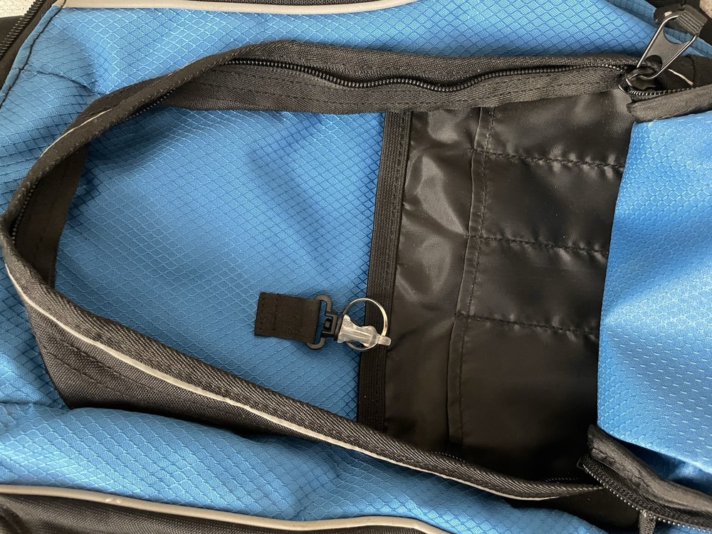 Hi-Tec Hydration Hiking Backpack – Blue & Black (No Bladder) -Preowned