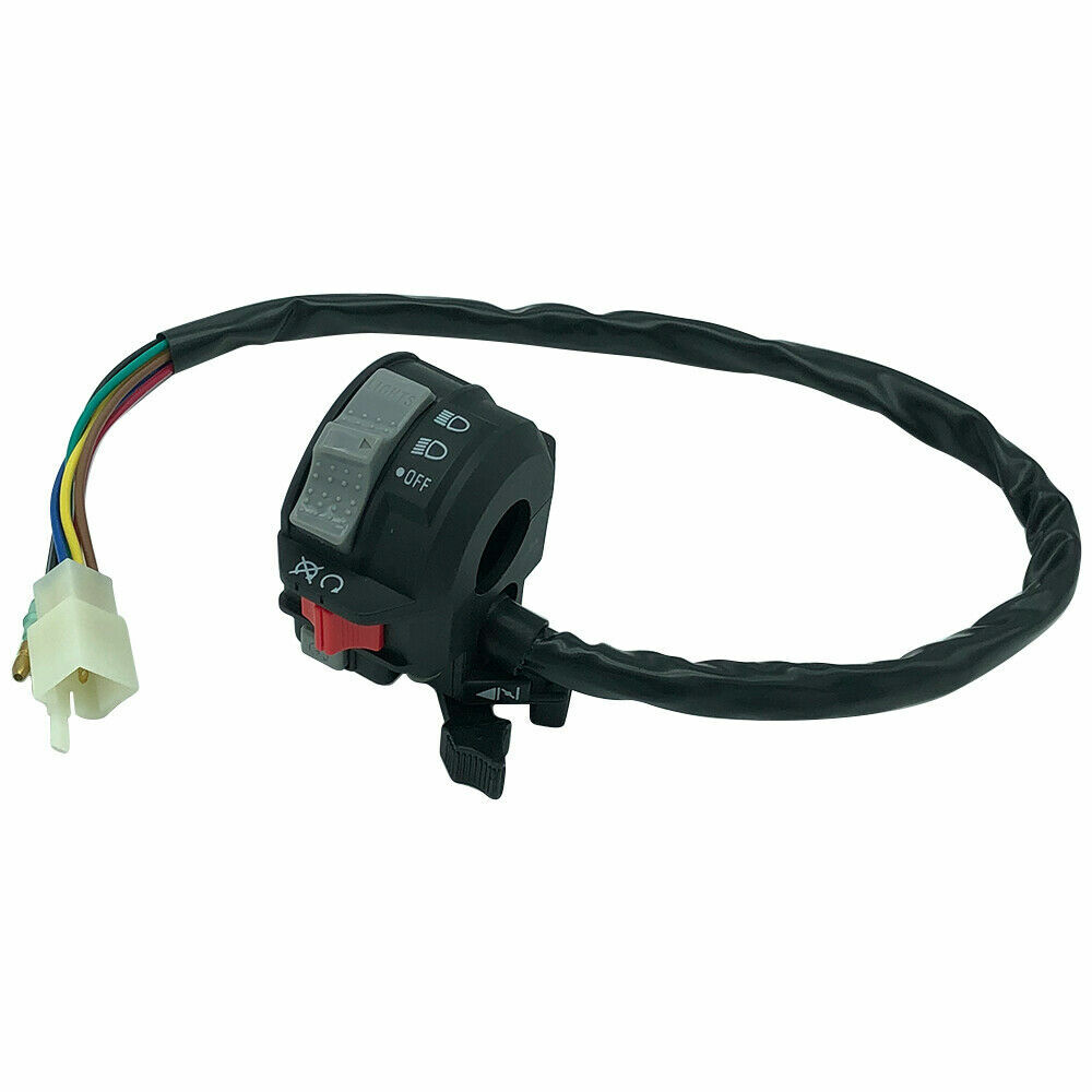 Left Handlebar Switch Engine Start Run Off Headlight for Yamaha Kodiak 400 YFM
