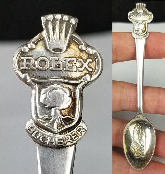 vintage Rolex Butcherer Spoon Lucerne SILVER CB69