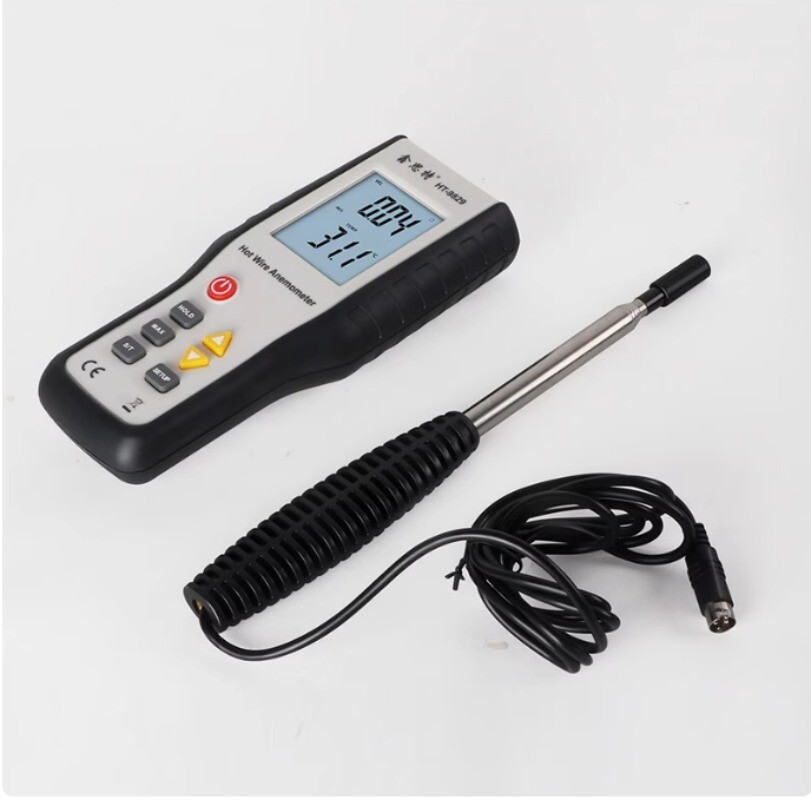HT9829 Hand-held Wind Meter High Precision Thermal Sensitive Anemometer