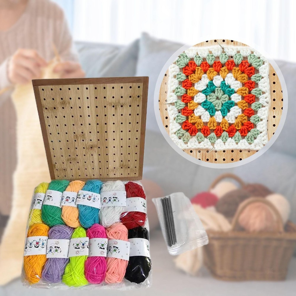 Crochet Blocking Board Crochet Board for Blocking Hole Board for Handmade DIY