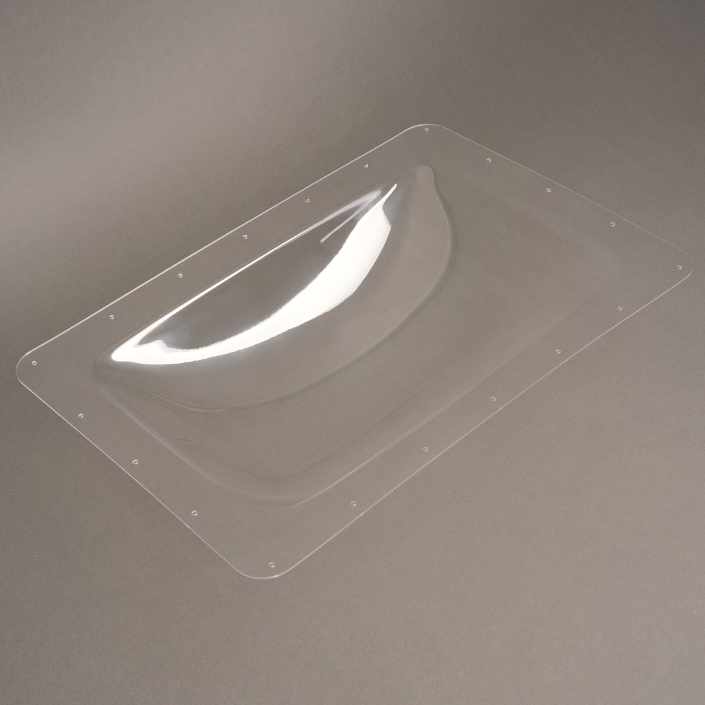 26"x18" Clear RV Skylight Cover For Travel Trailer RV Camper Truck Plastic 01820