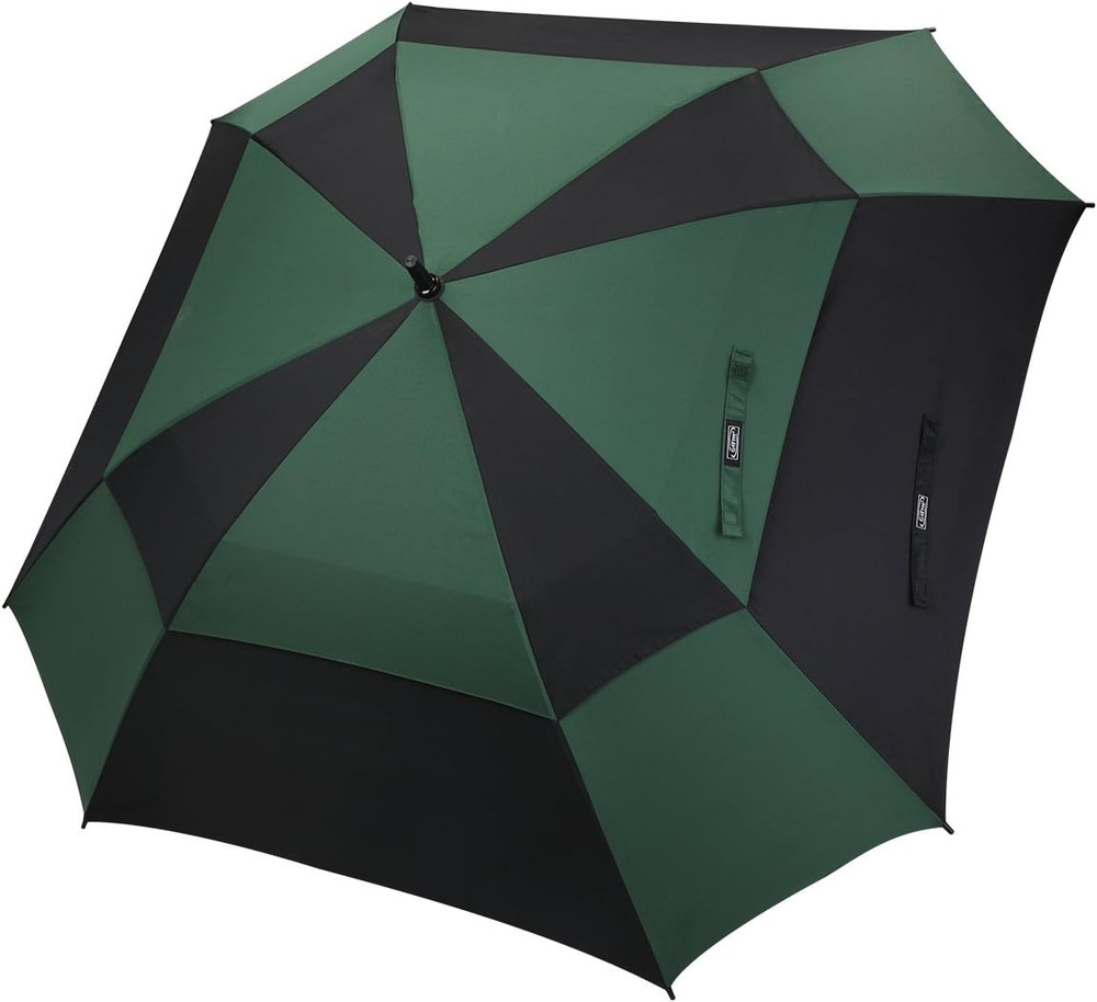 Extra Large Golf Umbrella 62/68 Inch Square Vented Windproof Auto Open Double Ca