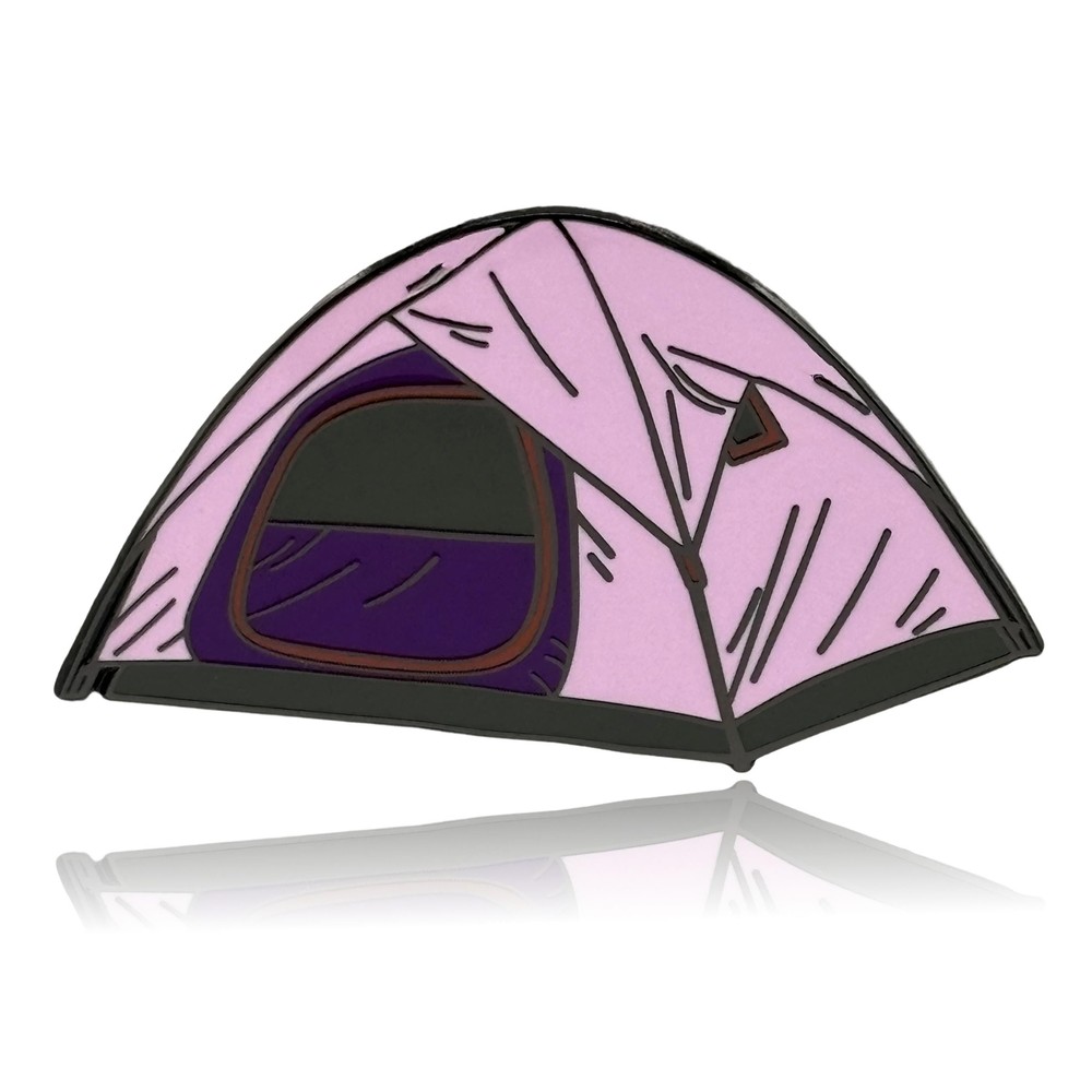 Camping Tent Enamel Pin