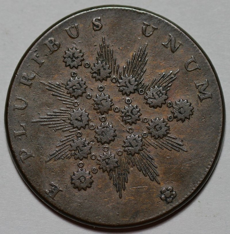 (c1790's) Plain Edge - Kentucky Token - US Copper Colonial Coin