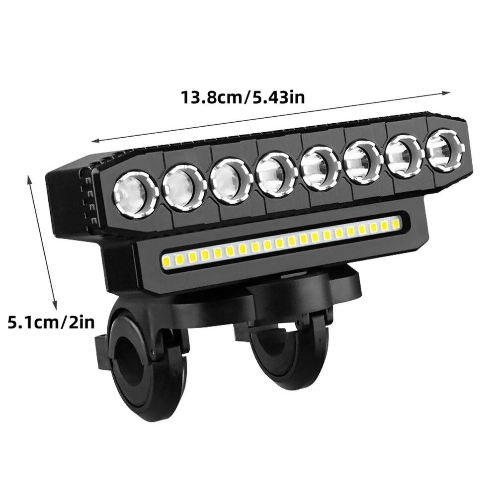 Bicycle Front Headlight Super Bright LED Bike Light Fit Type-C Charging