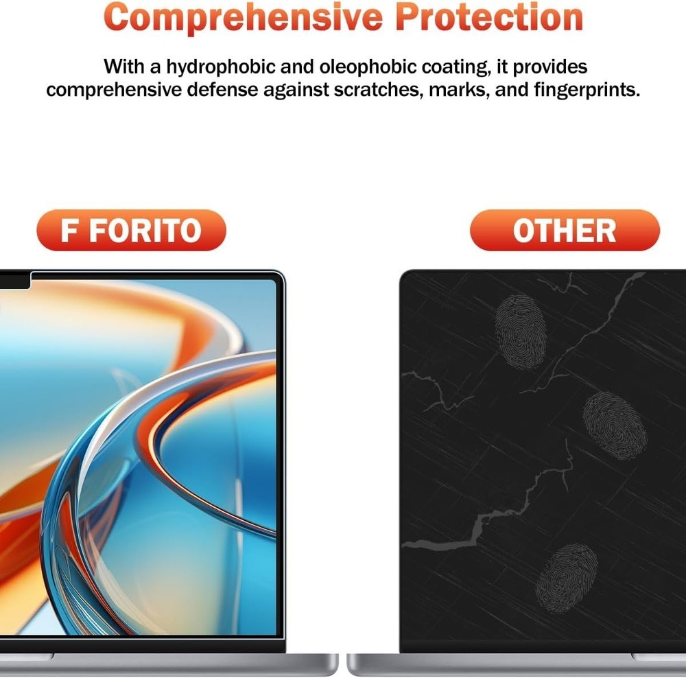2-Pack Anti Blue Light Matte Screen Protector for 16" MacBook Pro (2021-2024)