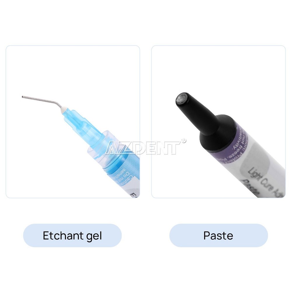 Dental orthodontic bonding Bracket Light cure adhesive direct bonding system