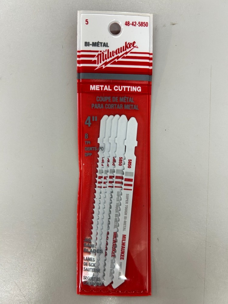 MILWAUKEE 48-42-5850 JIG SAW BLADES 5 PACK