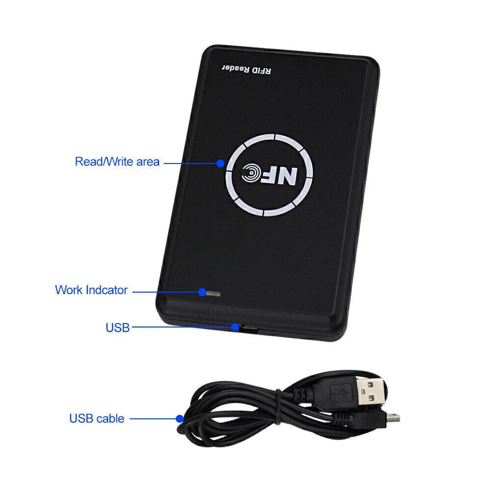 5200/T5577 Nfc Card Reader Rfid Copier Duplicator Nfc Smart Card Reader Writer