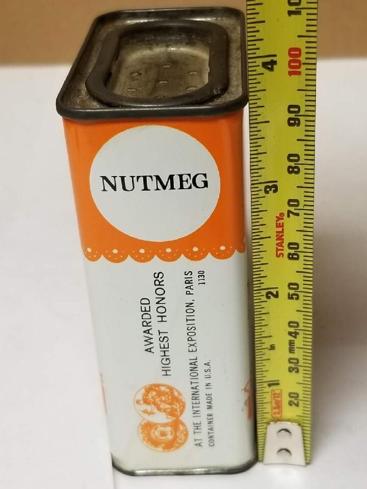 Vintage Watkins Nutmeg Tin