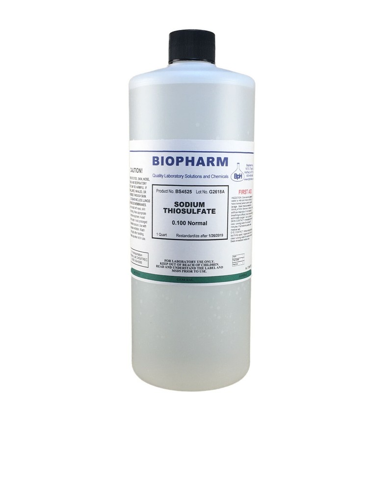 Sodium Thiosulfate 0.100 Normal (1 Quart)