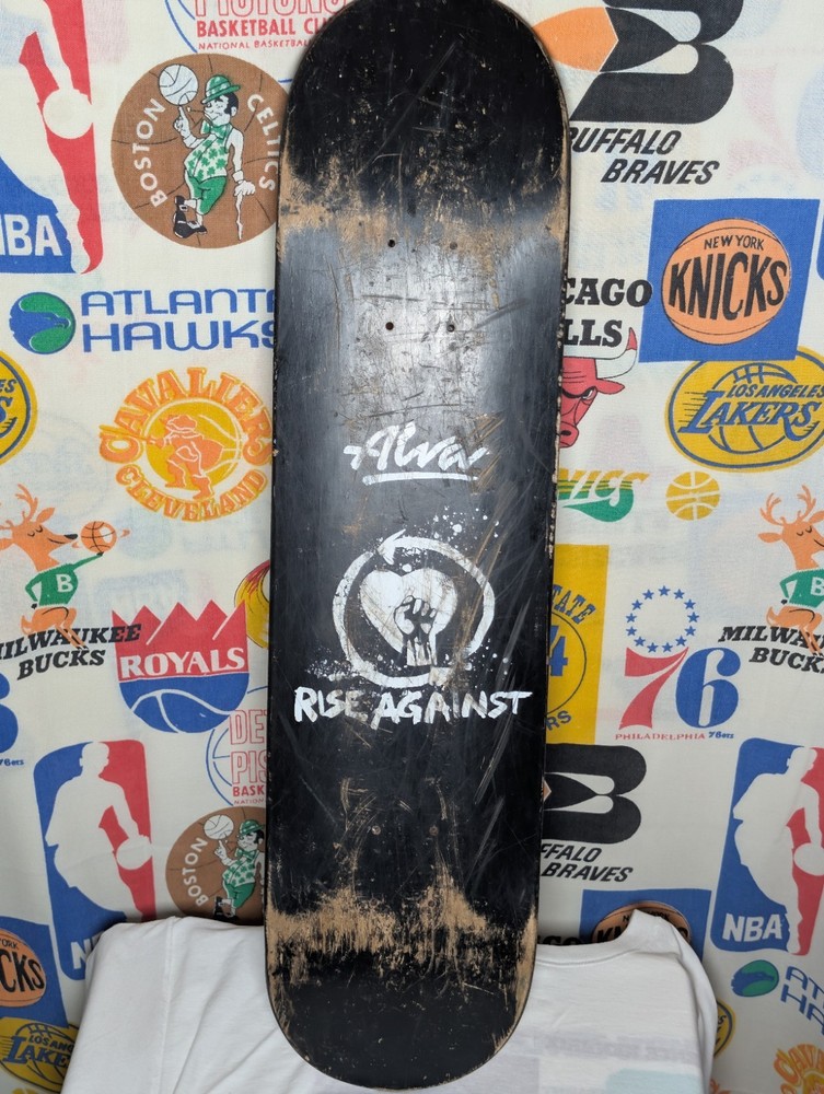 Alva rise against skateboard