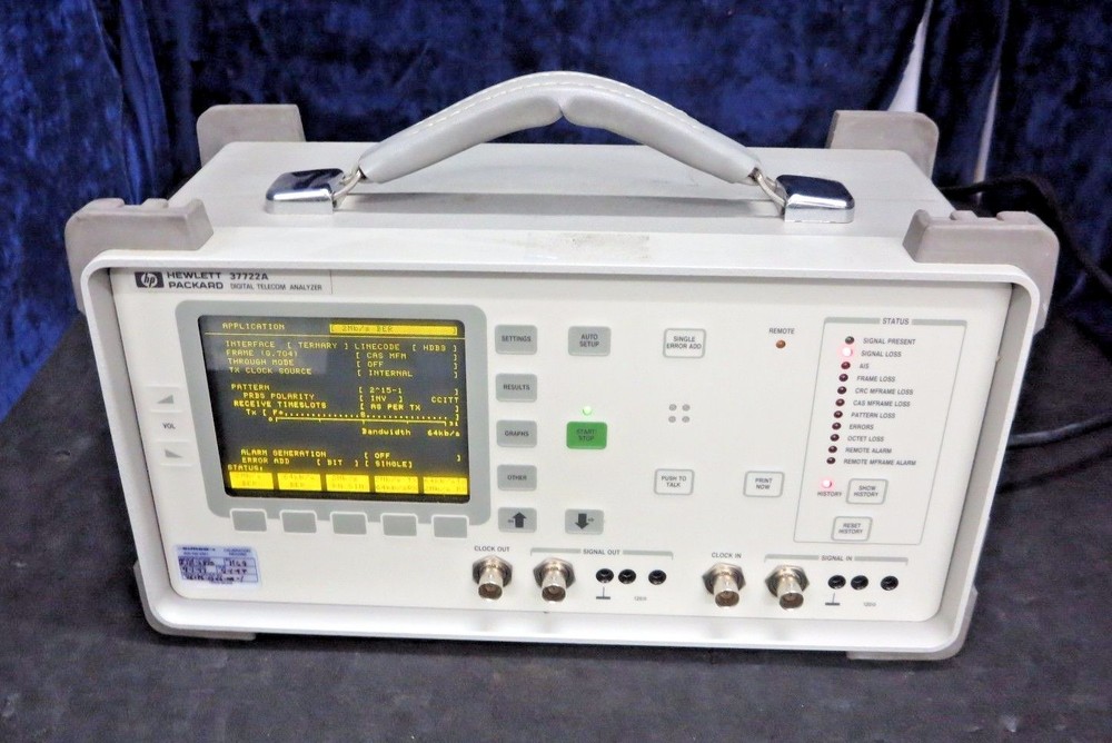Hewlett Packard 37722A Digital Telecom Analyzer