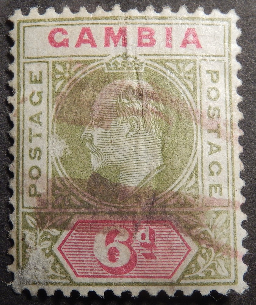Gambia Scott # 52, Used