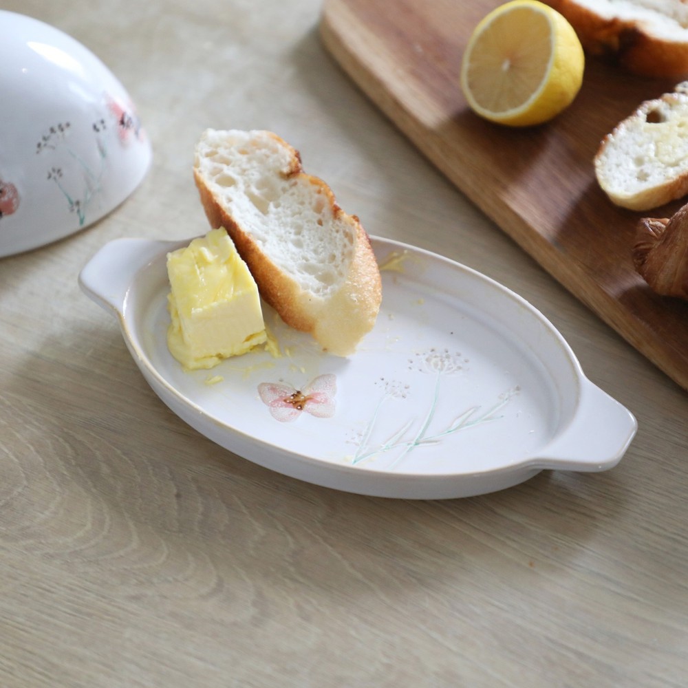Ceramic Butter Dish With Lid Butter Keeper Dinning Table Kitchen Decor