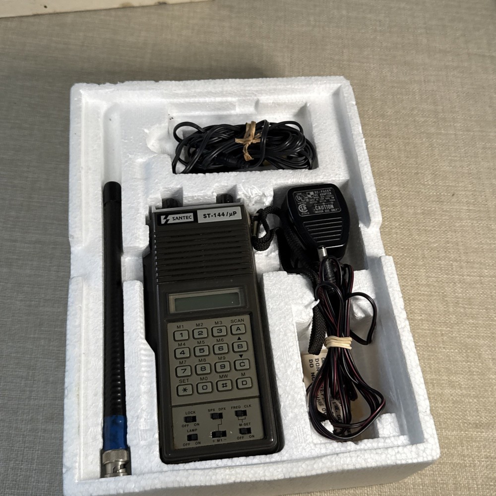 SANTEC ST-144FM VHF 2-Meter HT Ham With Box Read Description