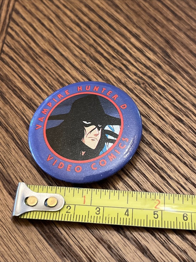 Vampire Hunter D Video Comics 1990’s Pin Button Promo FREE SHIPPING