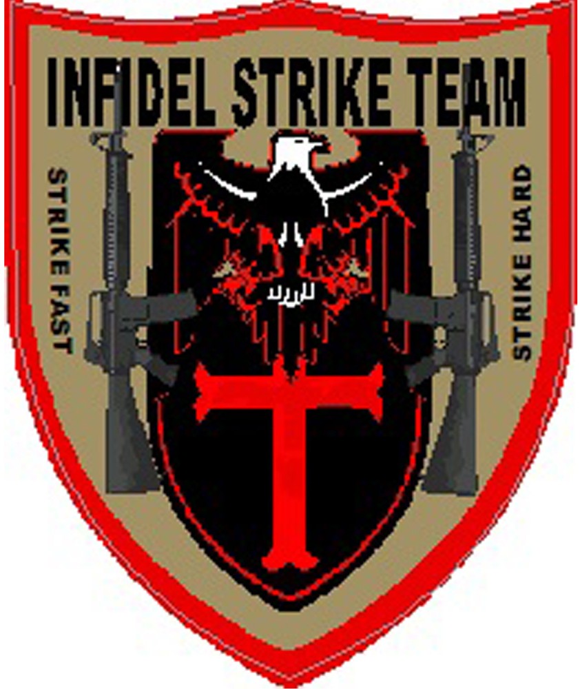 Infidel strike force sticker,  SP-21