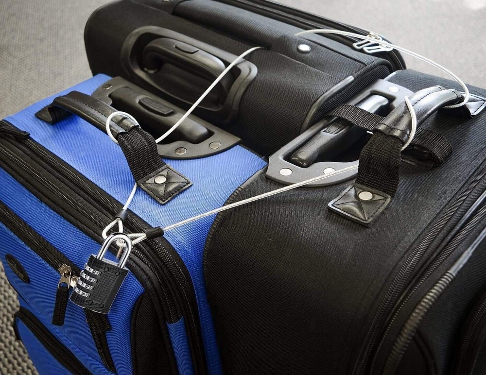 Combination Lock Resettable 4-Digit Anti Rust Weatherproof Padlock