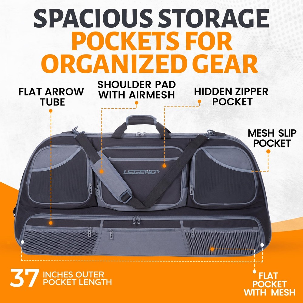 Numa Premium Compound Bow Case - Durable Archery Case with Large Capacity, Co...