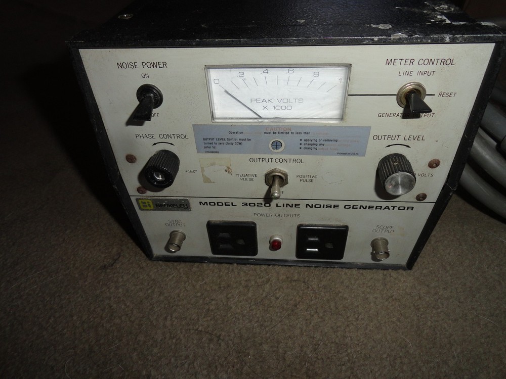 BERKELEY MODEL 3020 LINE NOISE GENERATOR