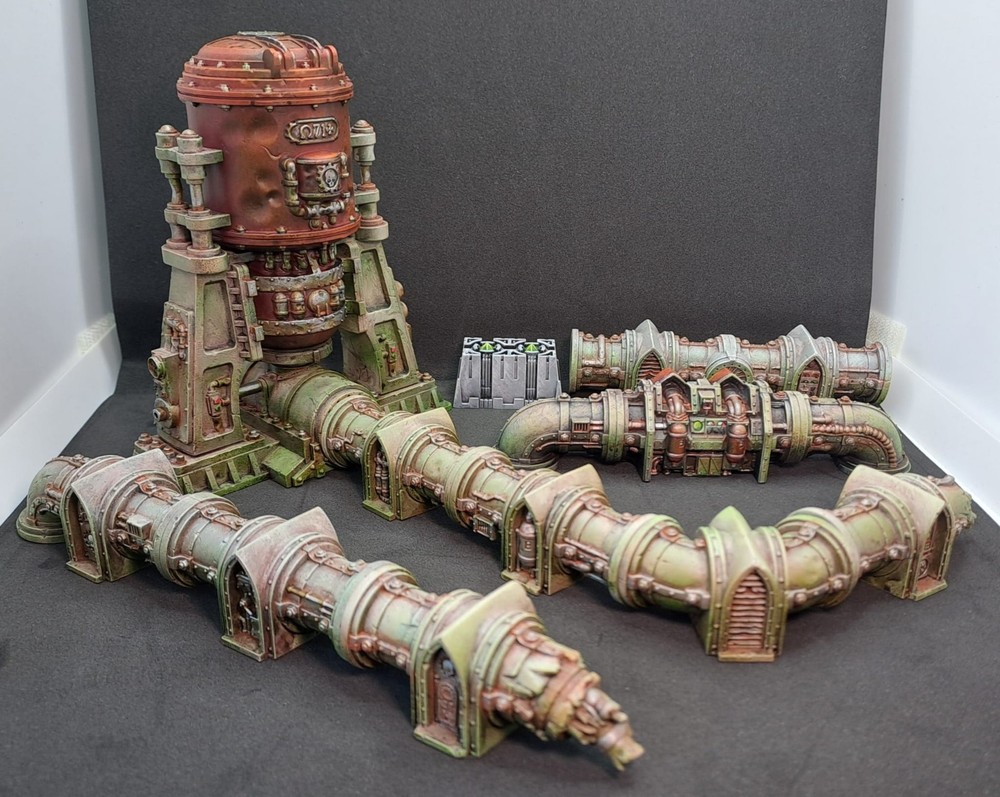 kill team terrain painted wh40k necromunda
