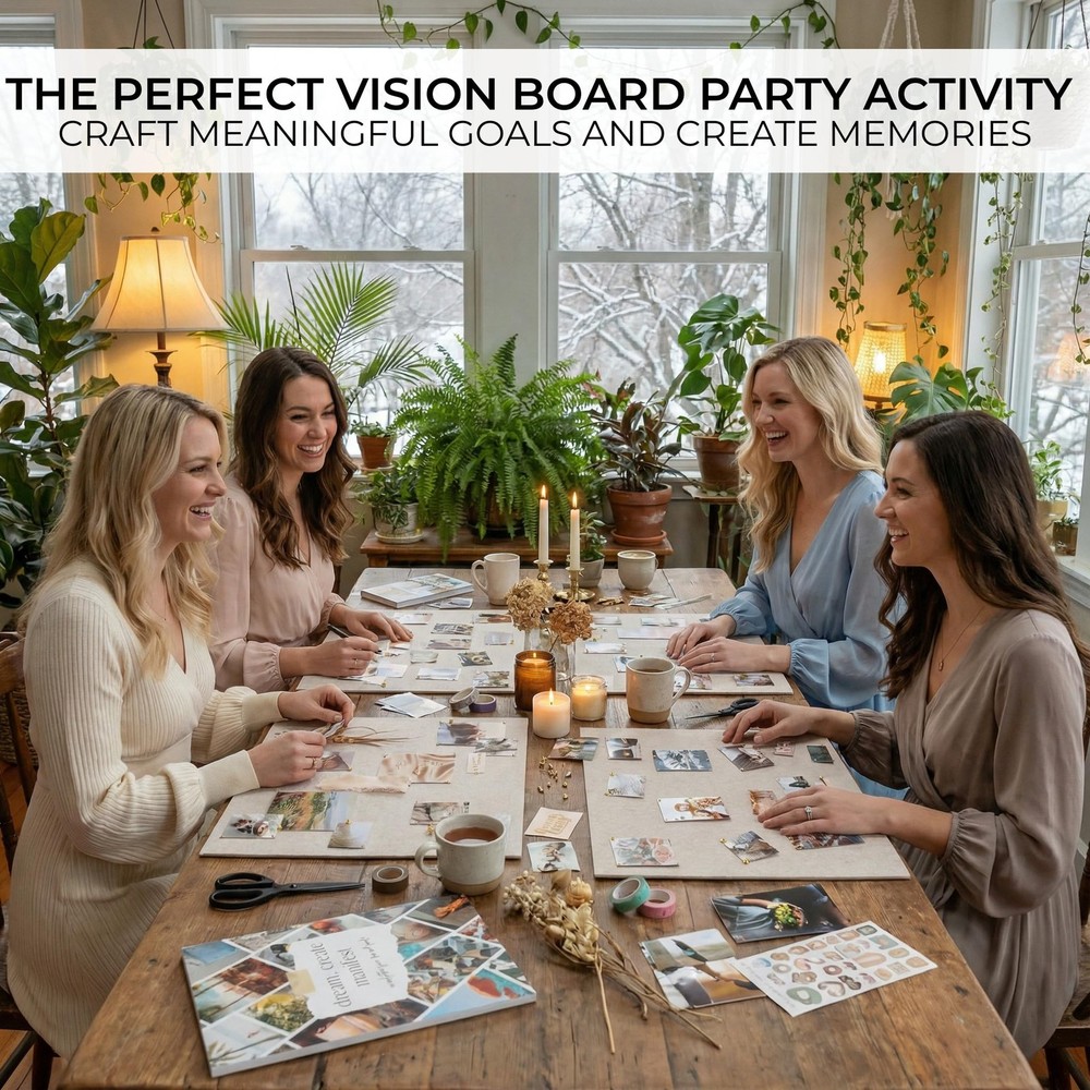 Inspirational Vision Board Kit – Complete Set with Vision Board Book & Felt B...