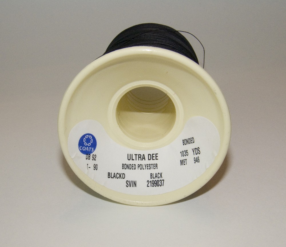 Thread, Polyester, Coats Bonded, Thread-4 oz. Spool, Black - Size DB-92 T-90