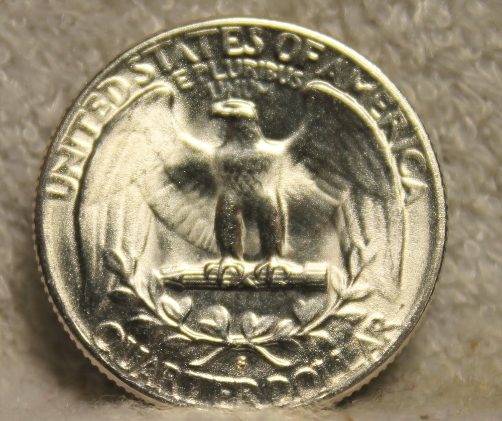 1953S uncirculated washington quarter
