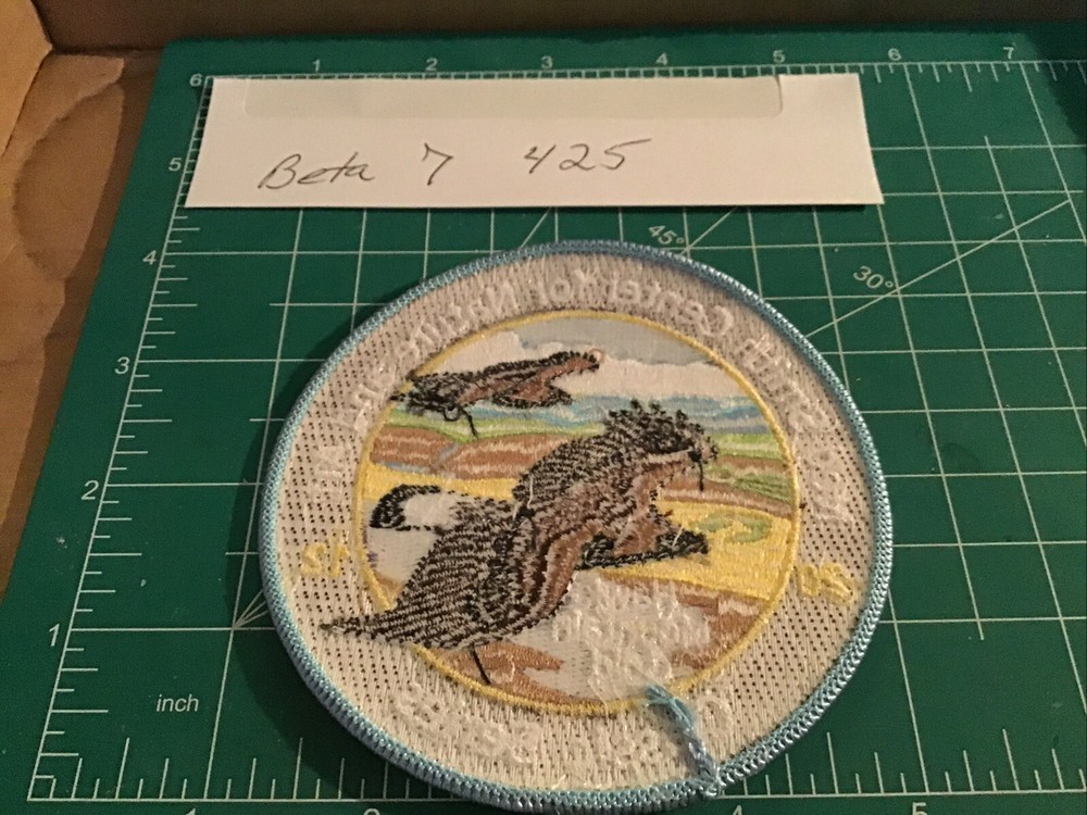 NED SMITH CENTER CLASSIC SERIES 4" 2012 " HAWK MOUNTAIN GOLD " PATCH