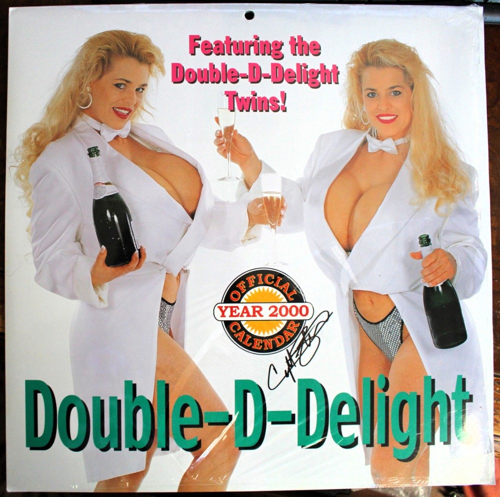 Double D Delight CRYSTAL STORM signed 2000 calendar!