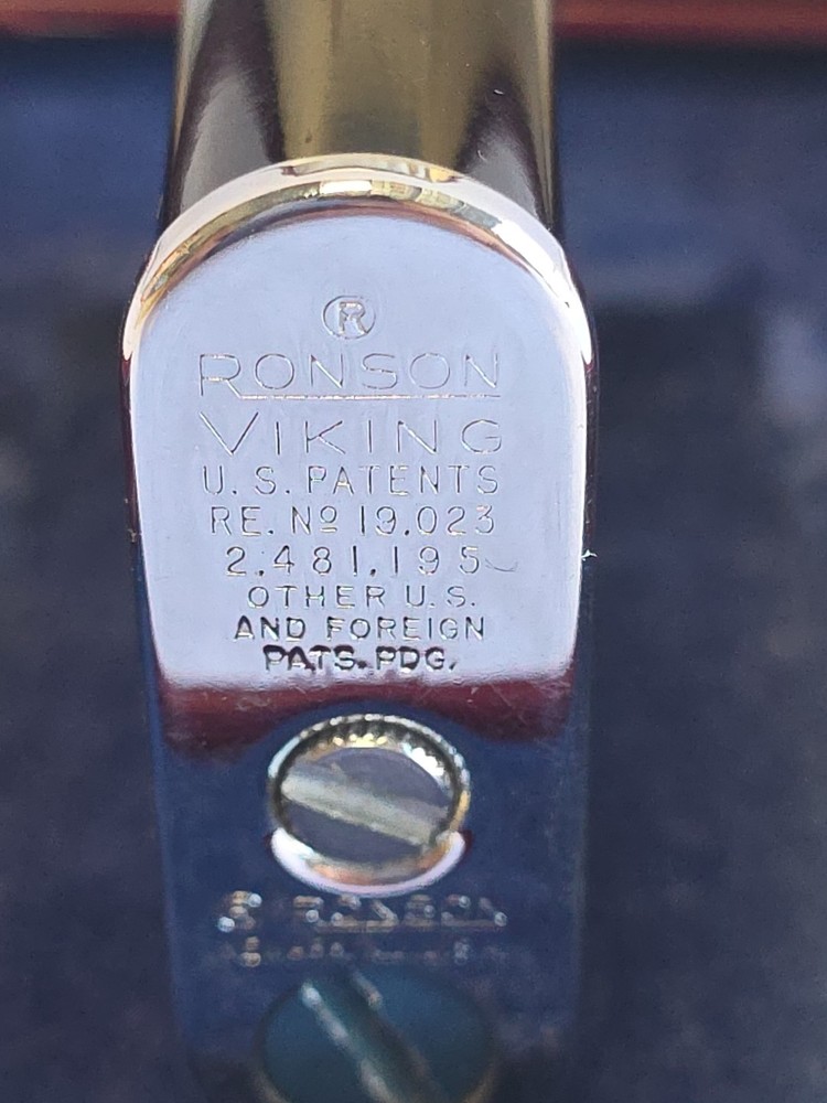 Vintage Ronson BU-TANK Lighter In Original Box