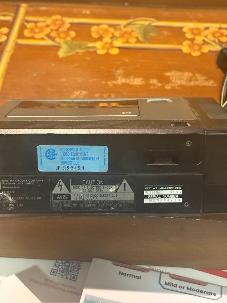 KODAK MVS-3000 8MM VIDEO RECORDER