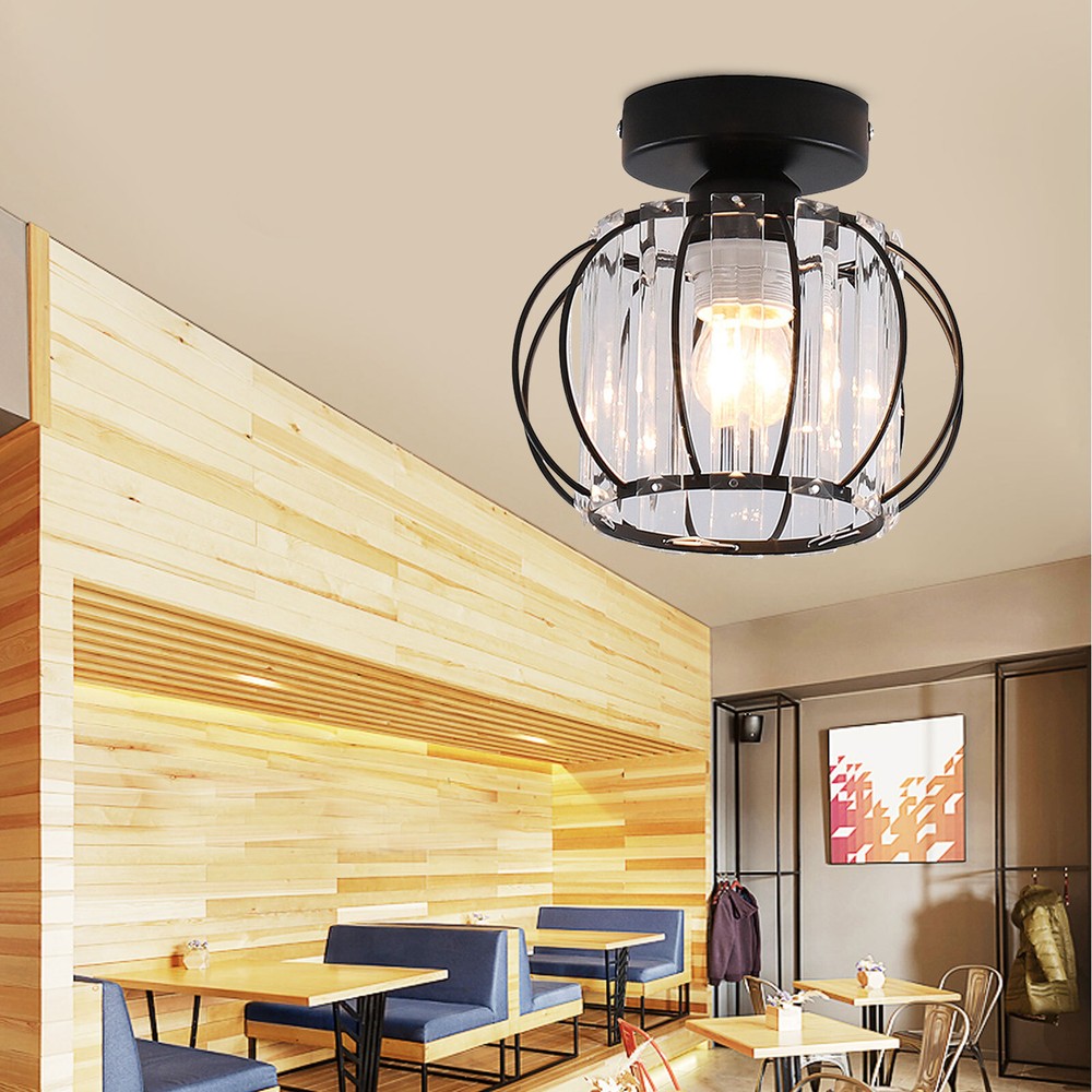 Recessed ceiling lamp, iron ceiling lamp, E27 socket, maximum power 20W