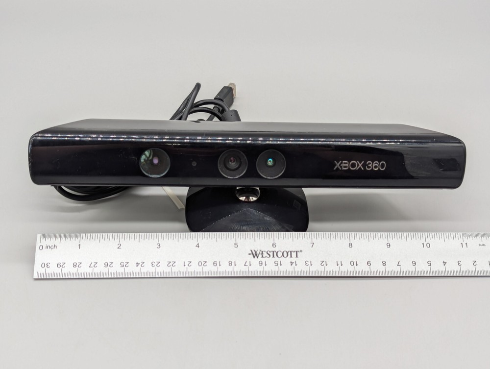 Official Microsoft Xbox 360 Black Kinect Sensor Bar Model 1414 Tested