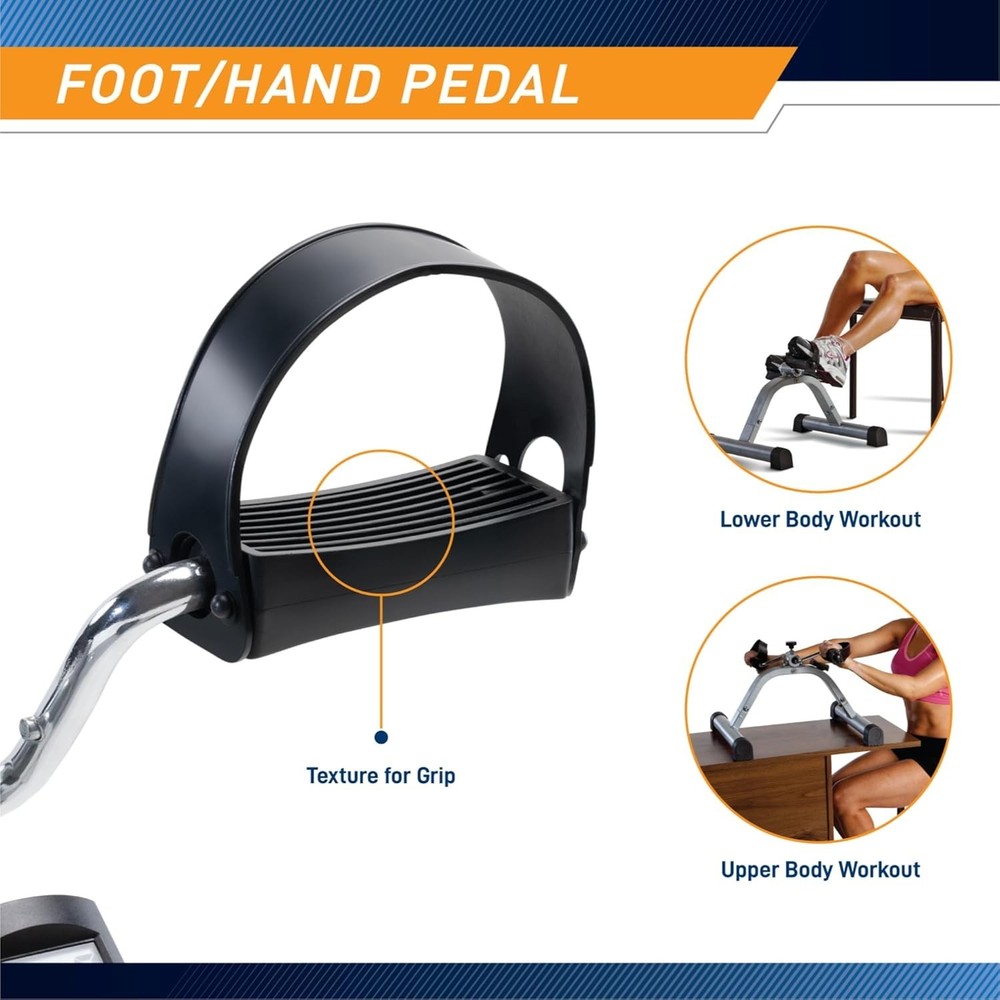 Durable Battery-Powered Mini Cycle with Adjustable Resistance for Home Workouts