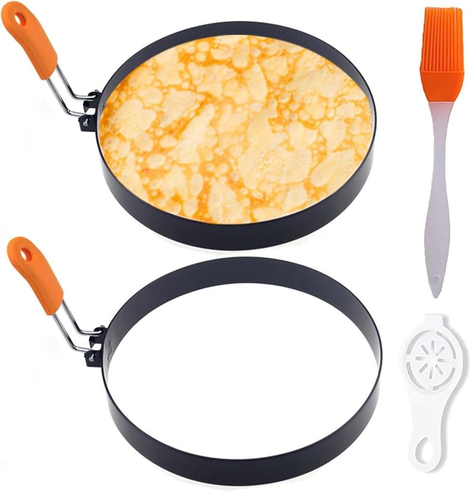 Griddle Pancake Ring 6 Inch 2 Pack New
