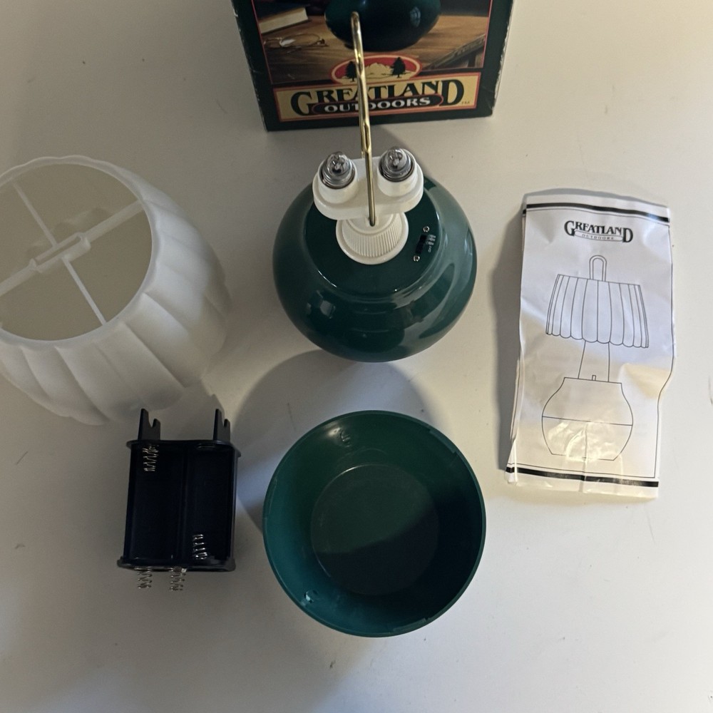 Krypton Table Lamp Greatland Outdoors Battery Operating Camping Light - Read