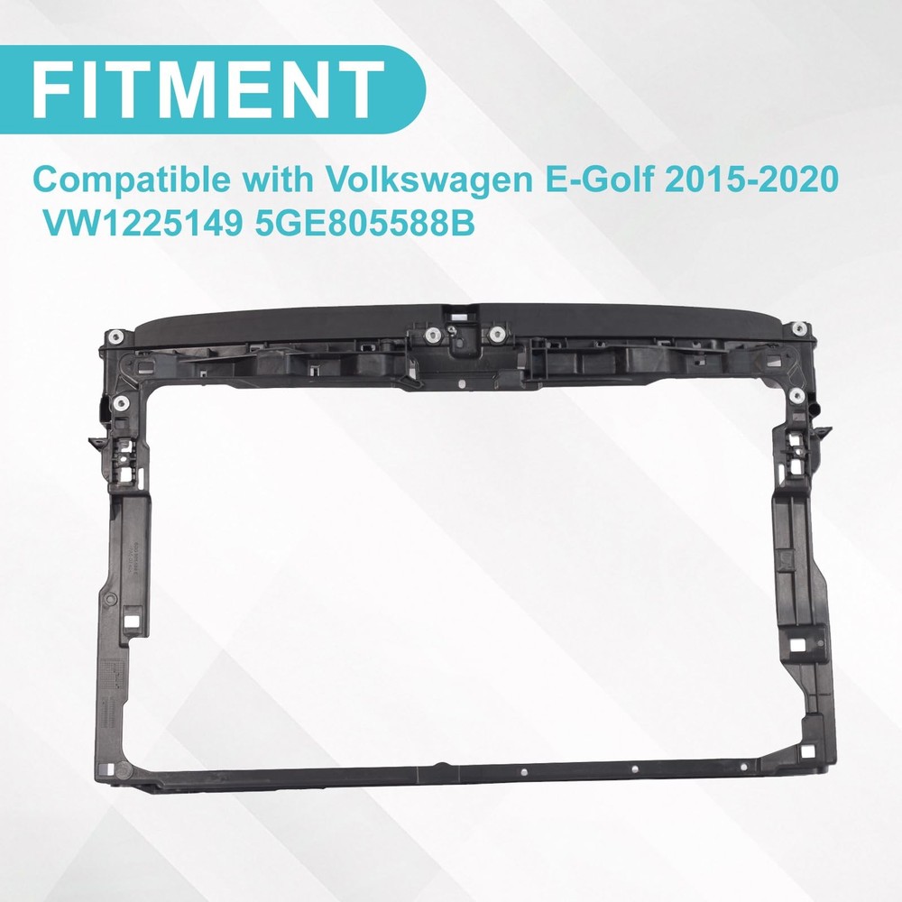Center Radiator Support Core for E-Golf 2015 2016 2017 2018 2019 2020
