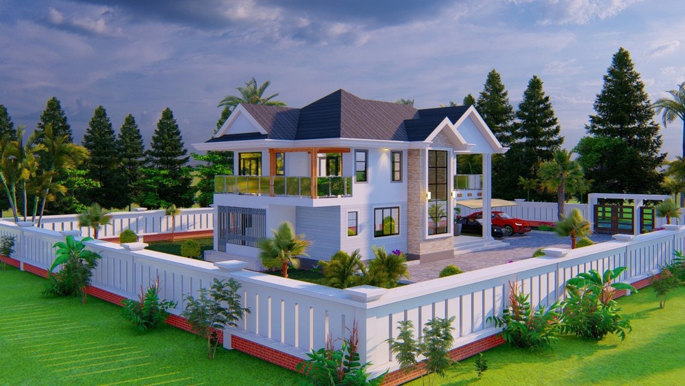 4 Bedroom House Plan [modern ]