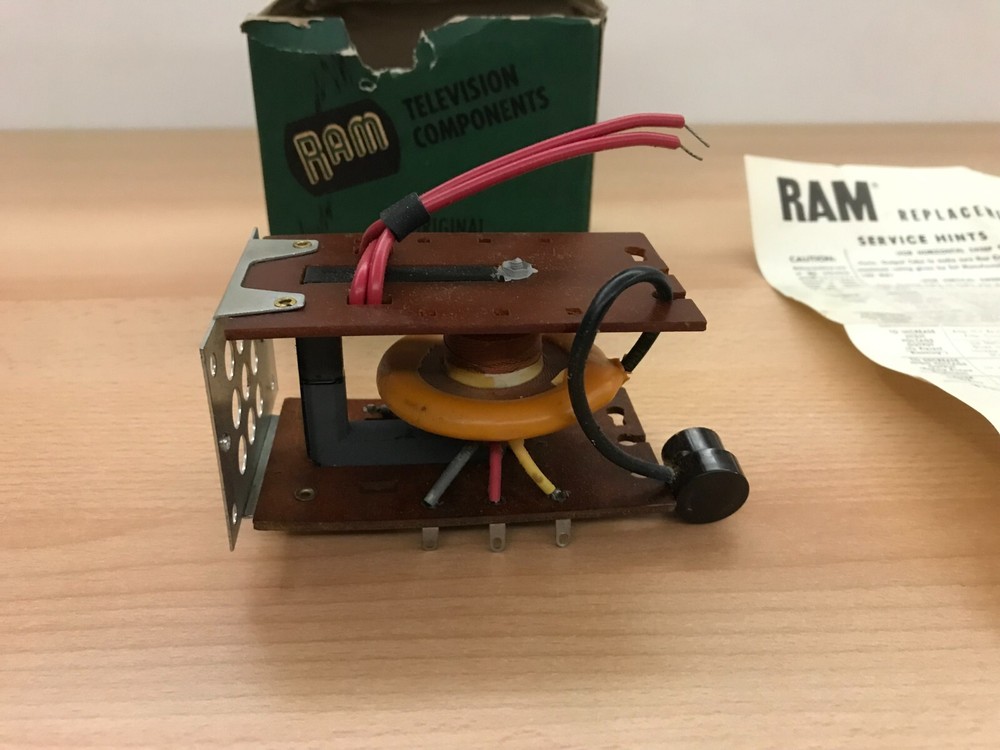 RAM Television Components X069 Horizontal Output Transformer - NOS