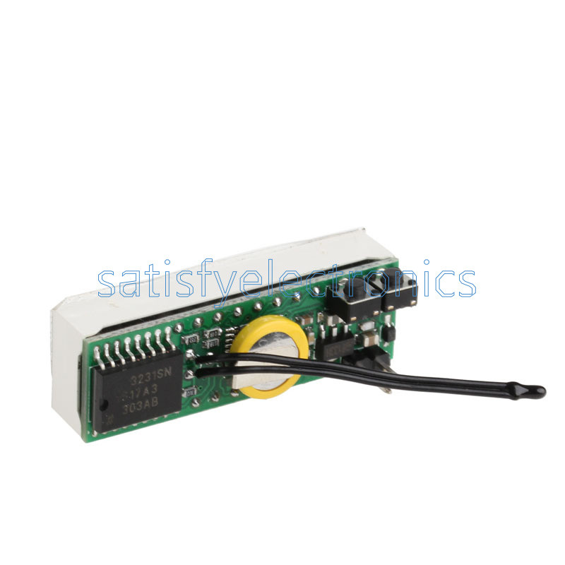 3 in 1 Green LED DS3231SN Digital Clock Temperature Voltage Module Electronic